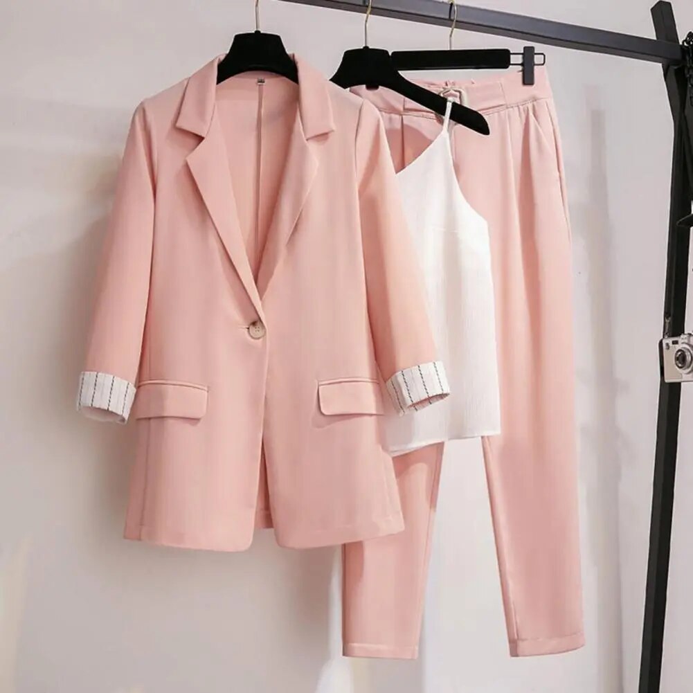 Eudosia | Casual Driedelige Blazer Outfit