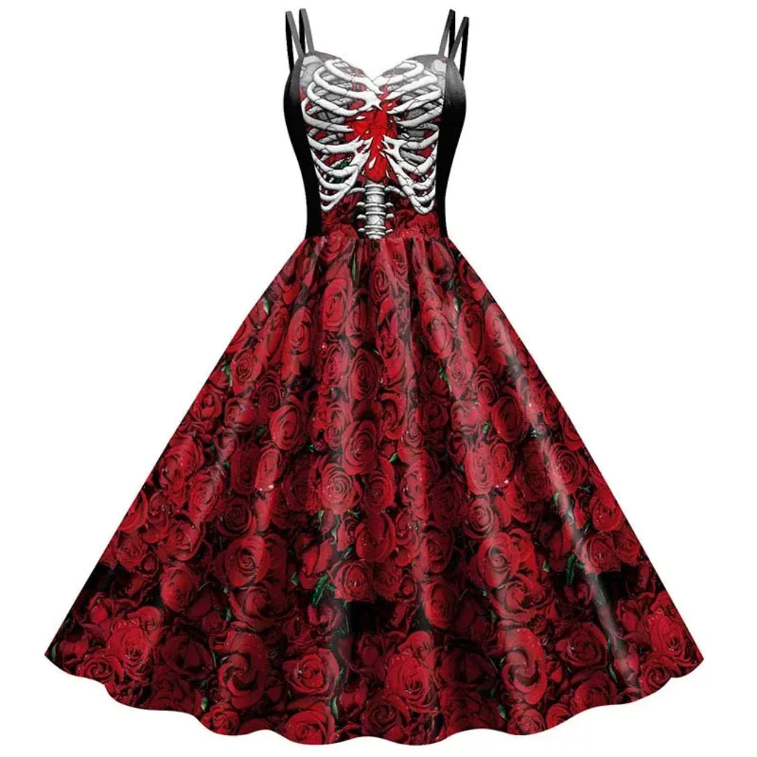 Selisse | Gotische Print Jurk