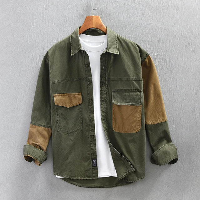 Xanric | Cargo Patchwork Overhemd
