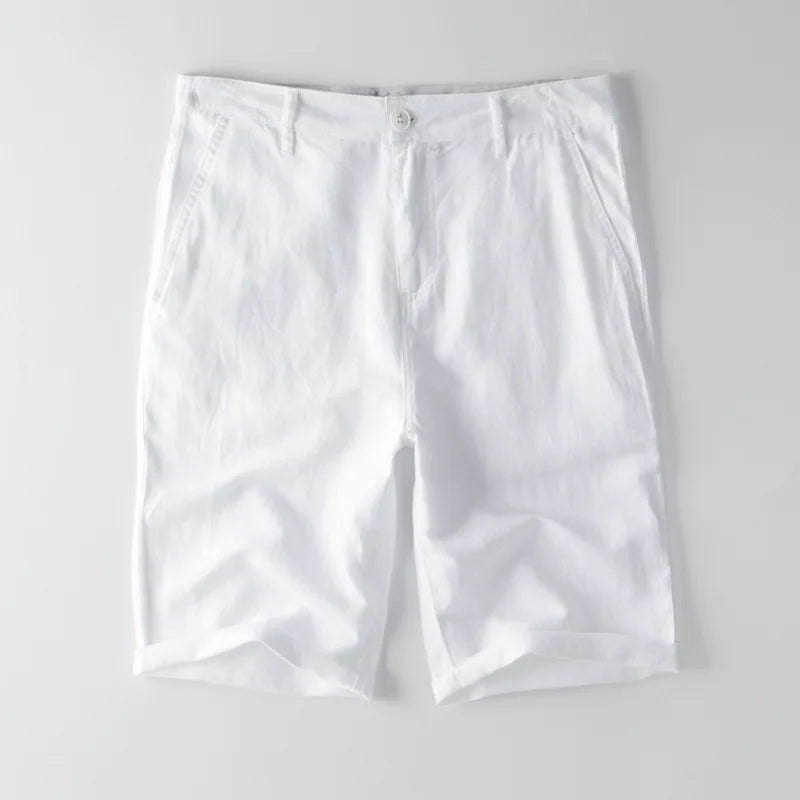 Heren Short – Relaxed Fit – Ademende Stof – Kniehoogte met Zakken