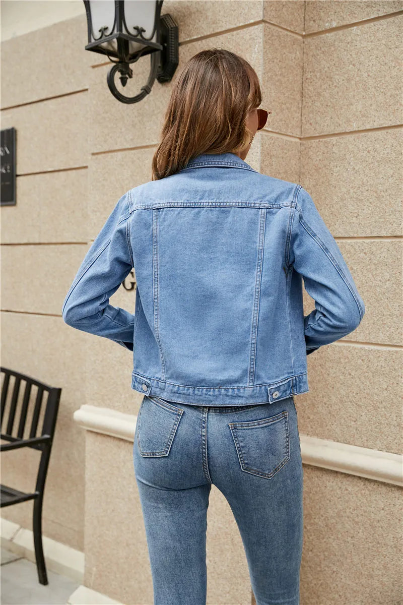 Cessie | Trendy Kort Spijkerjack