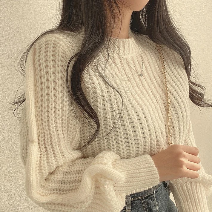 Loulou | Gebreide Cropped Trui
