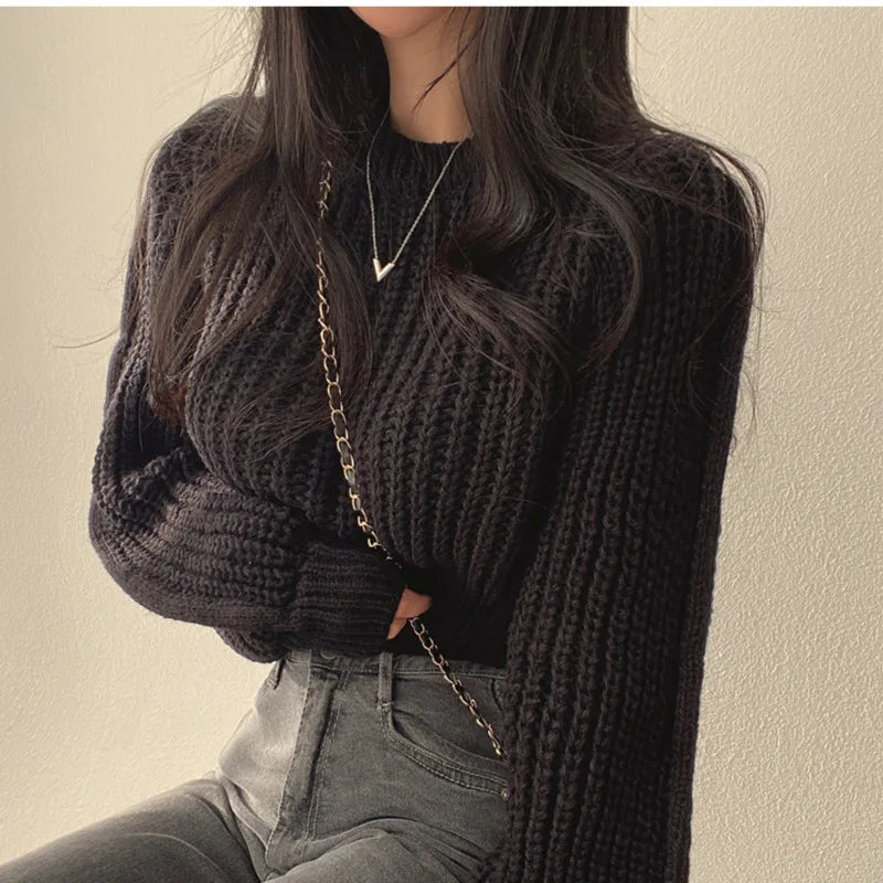Loulou | Gebreide Cropped Trui