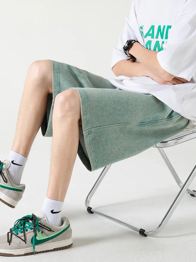 Heren Shorts – Relaxte Pasvorm – Ademend Textiel – Trekkoord