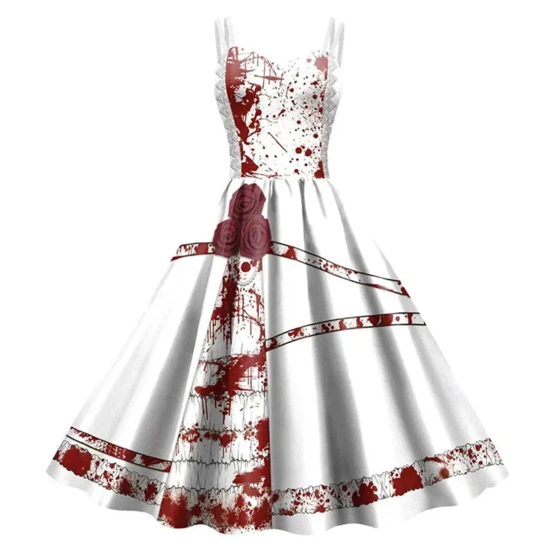 Selisse | Gotische Print Jurk