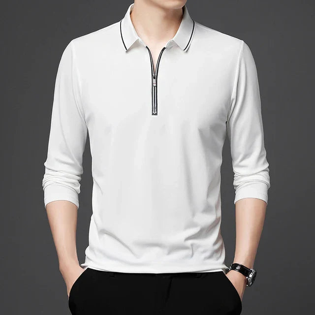 Harlin | Lange Mouw Polo Shirt