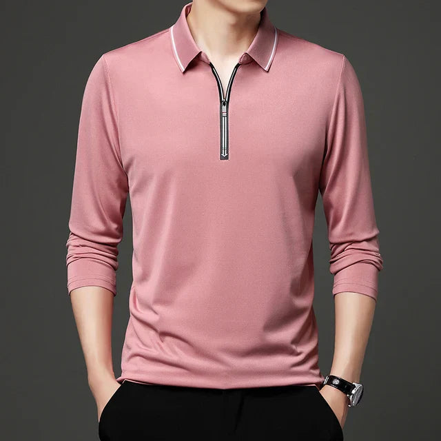 Harlin | Lange Mouw Polo Shirt