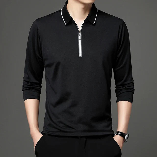 Harlin | Lange Mouw Polo Shirt