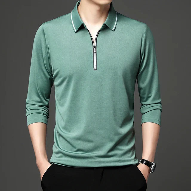Harlin | Lange Mouw Polo Shirt