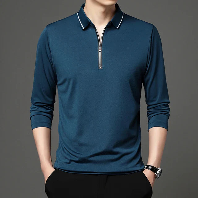 Harlin | Lange Mouw Polo Shirt