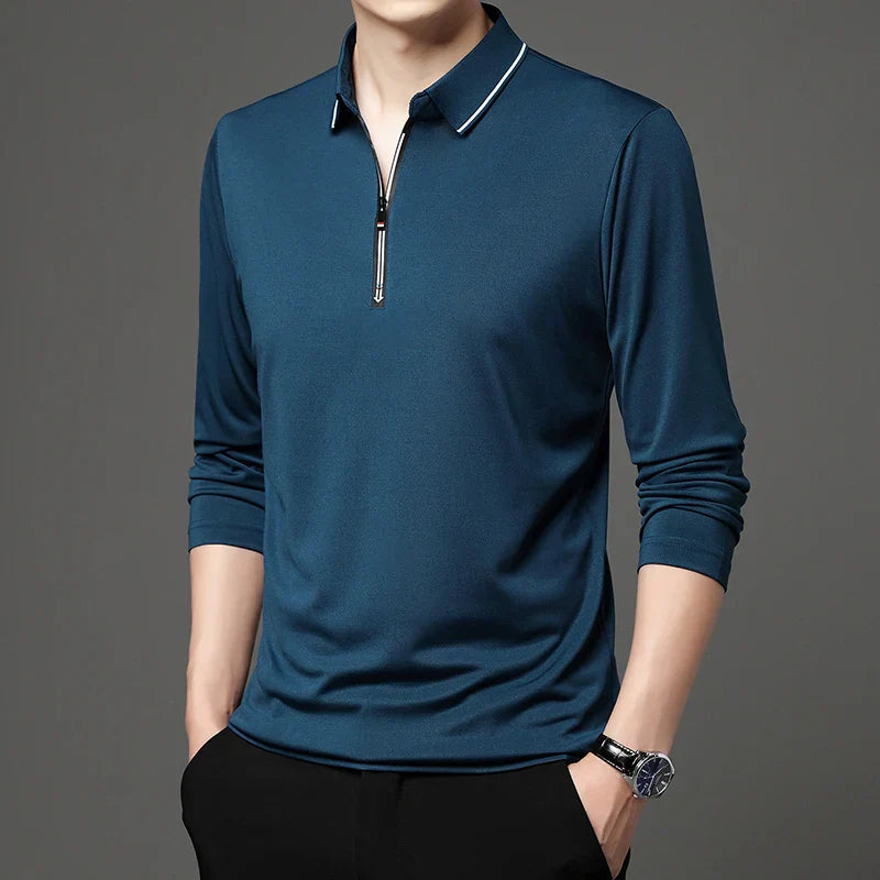 Harlin | Lange Mouw Polo Shirt