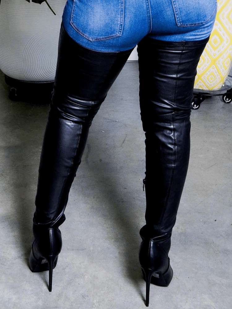 Feodora | Trendy Overknee Laarzen