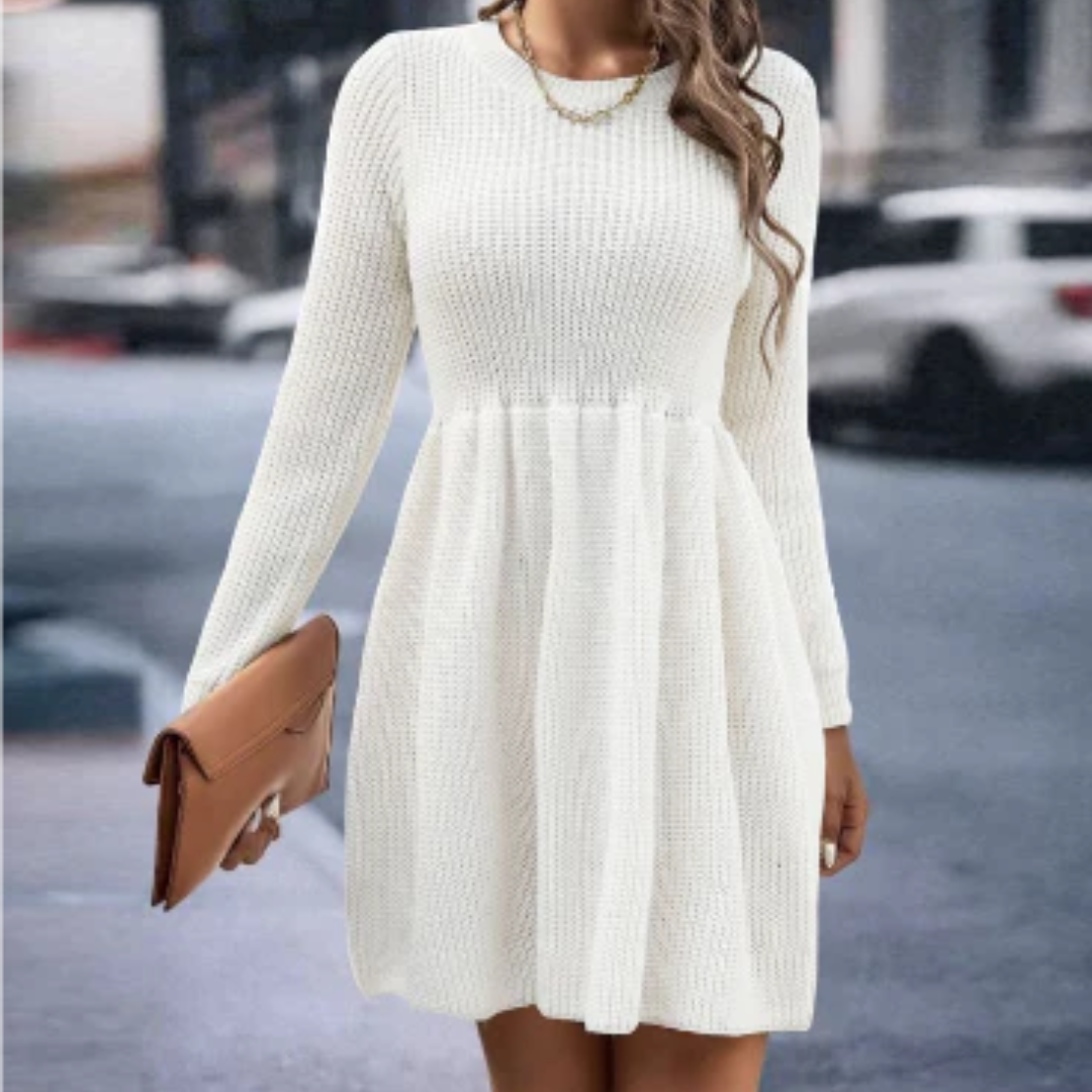 Adalyn | Elegante Gebreide Mini Jurk