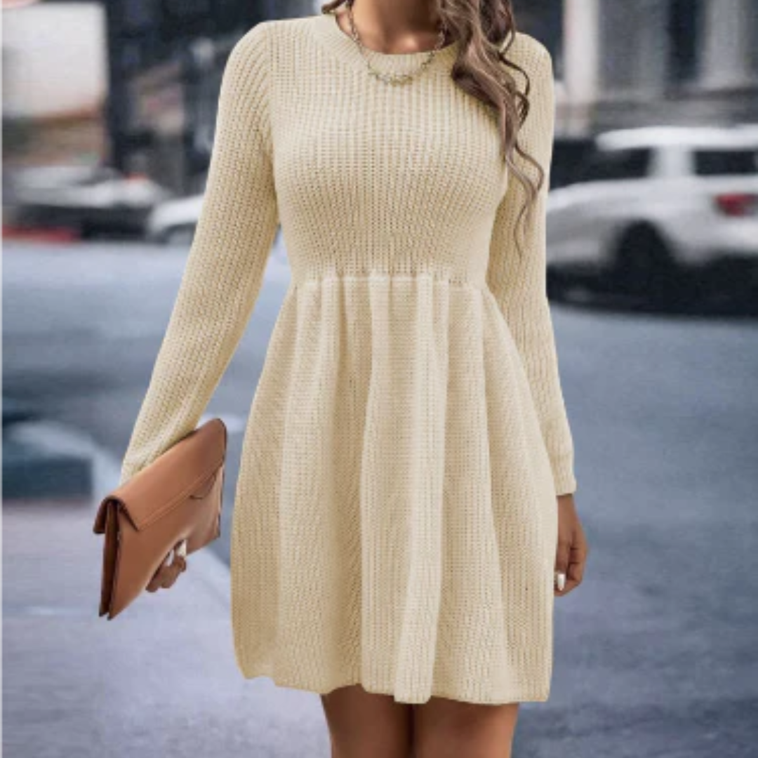 Adalyn | Elegante Gebreide Mini Jurk