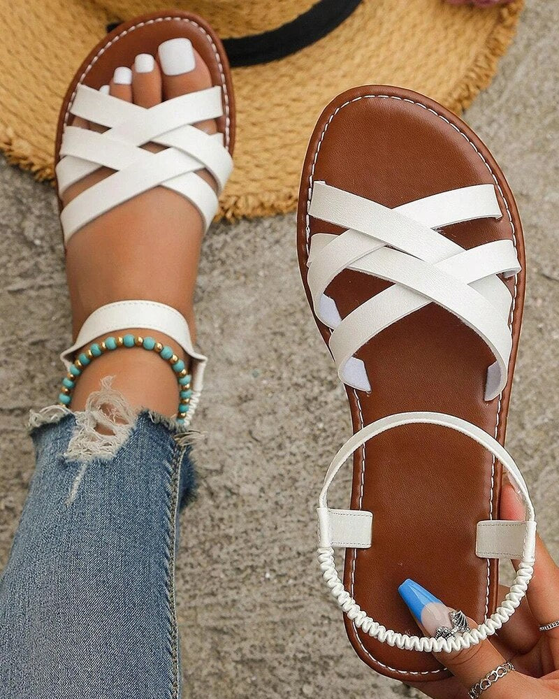 Carlijn - Orthopedische Kriskras Sandalen