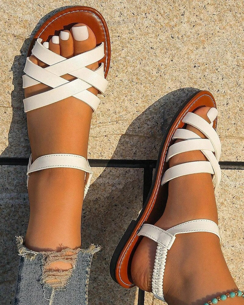Carlijn - Orthopedische Kriskras Sandalen