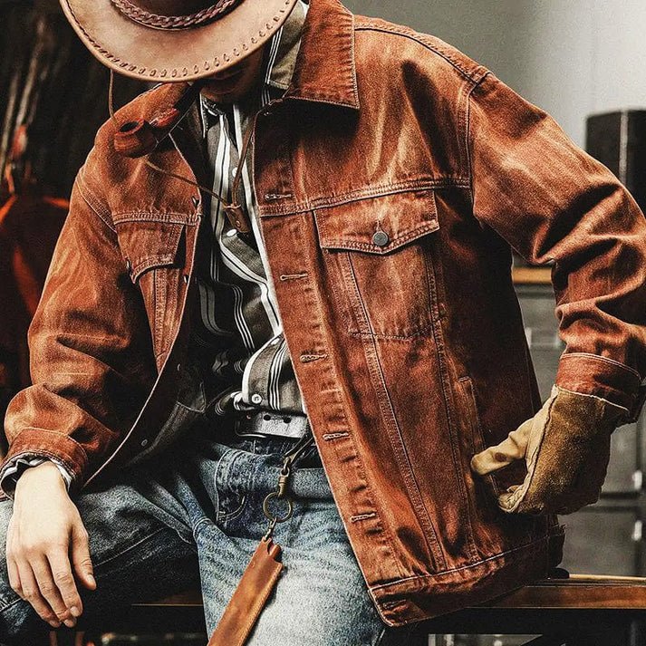 Gared | Retro Herenjas Westernstijl