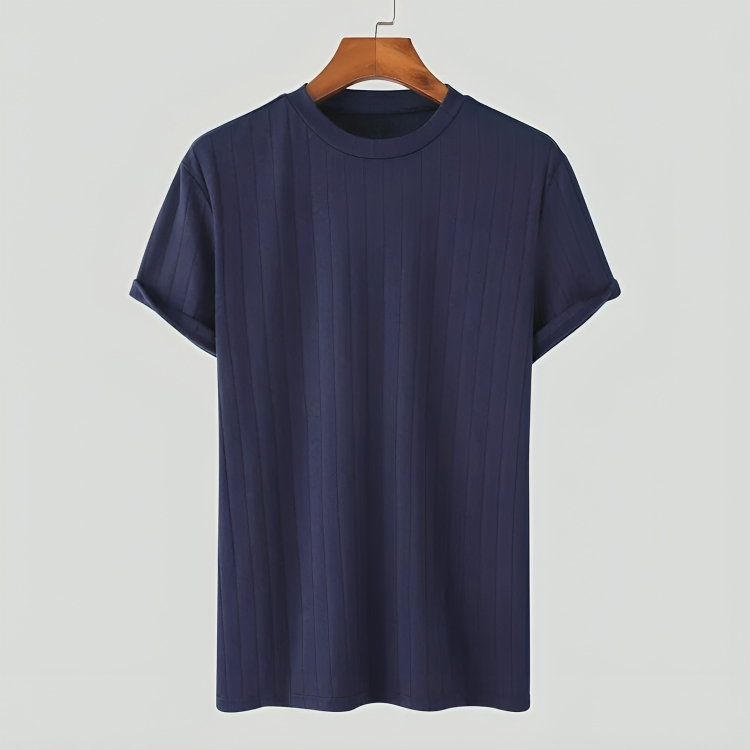 Jairus | Stijlvol Geribbeld Shirt