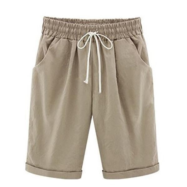 Heren Short – Relaxte Pasvorm – Ademende Stof – Elastische Taille met Zakken