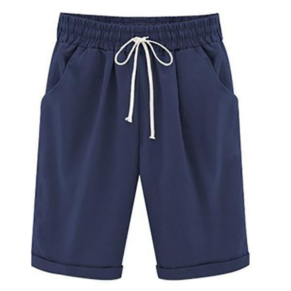 Heren Short – Relaxte Pasvorm – Ademende Stof – Elastische Taille met Zakken