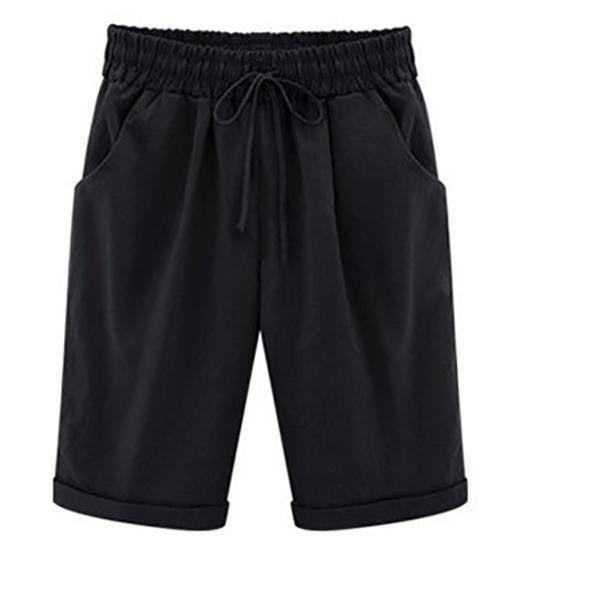 Heren Short – Relaxte Pasvorm – Ademende Stof – Elastische Taille met Zakken