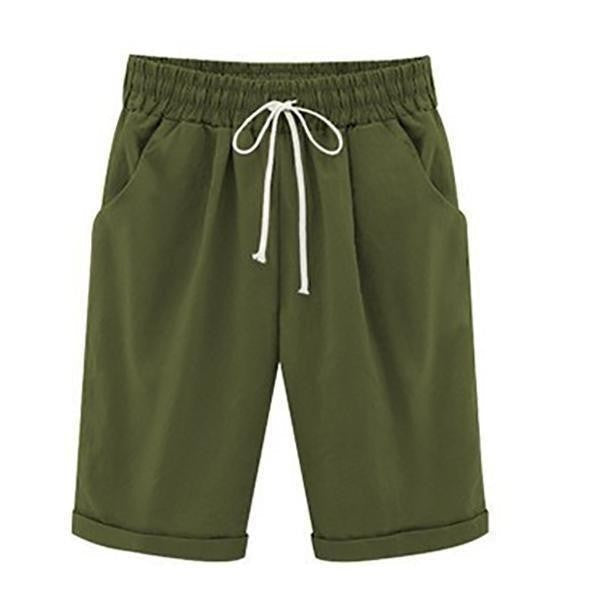 Heren Short – Relaxte Pasvorm – Ademende Stof – Elastische Taille met Zakken