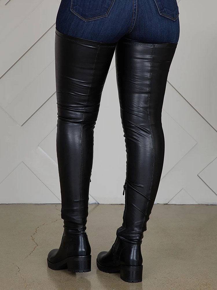 Feodora | Trendy Overknee Laarzen