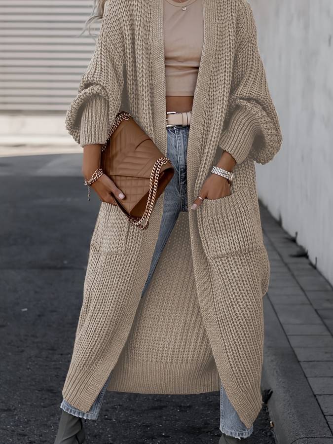 Ethelda | Gebreid Lang Vest