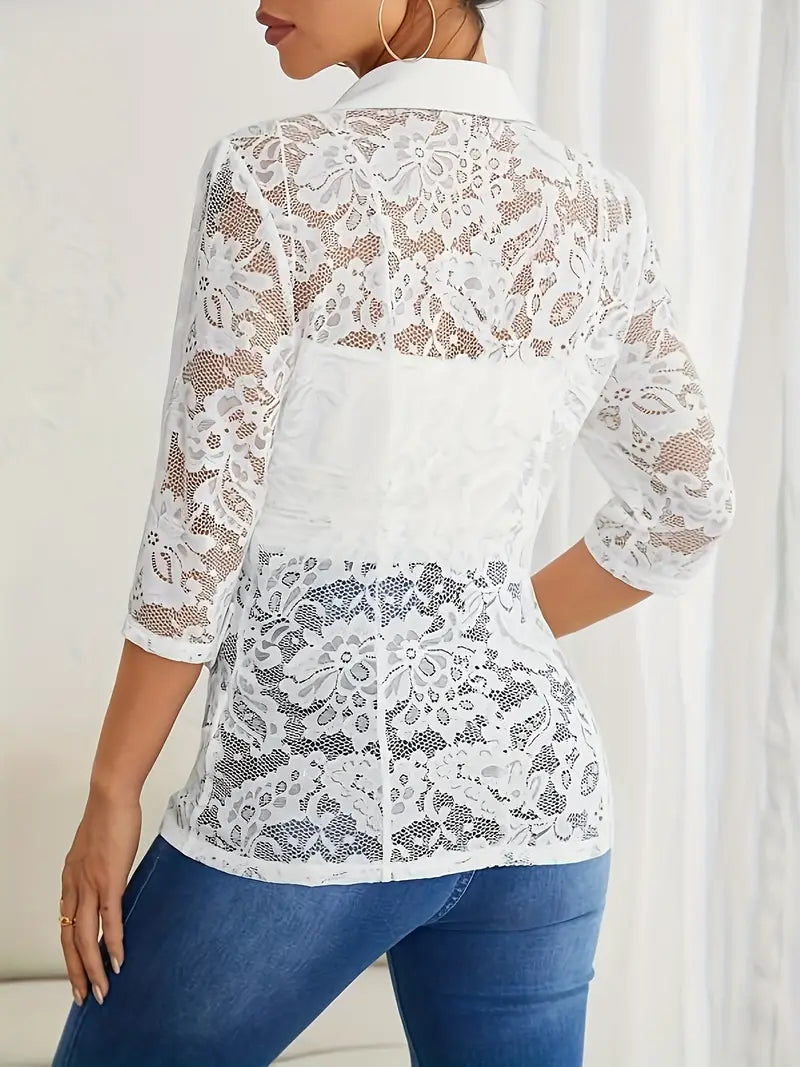 Lauralee | Elegante Open Slim Blazerjas