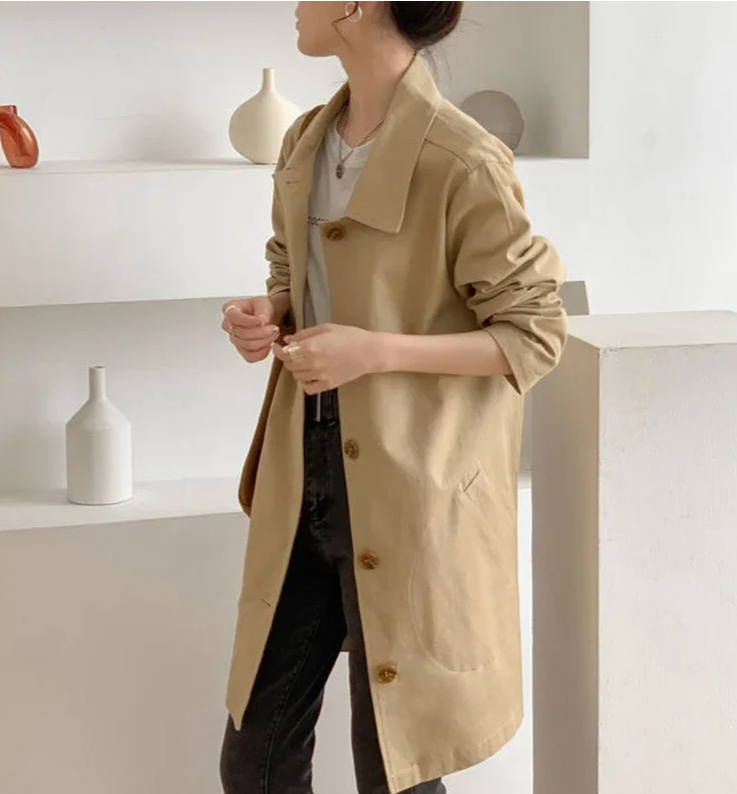 Leora | Stijlvolle Dames Trenchcoat