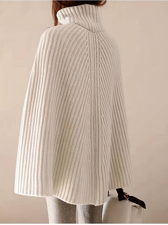 Laureen | Gebreide Cape Trui