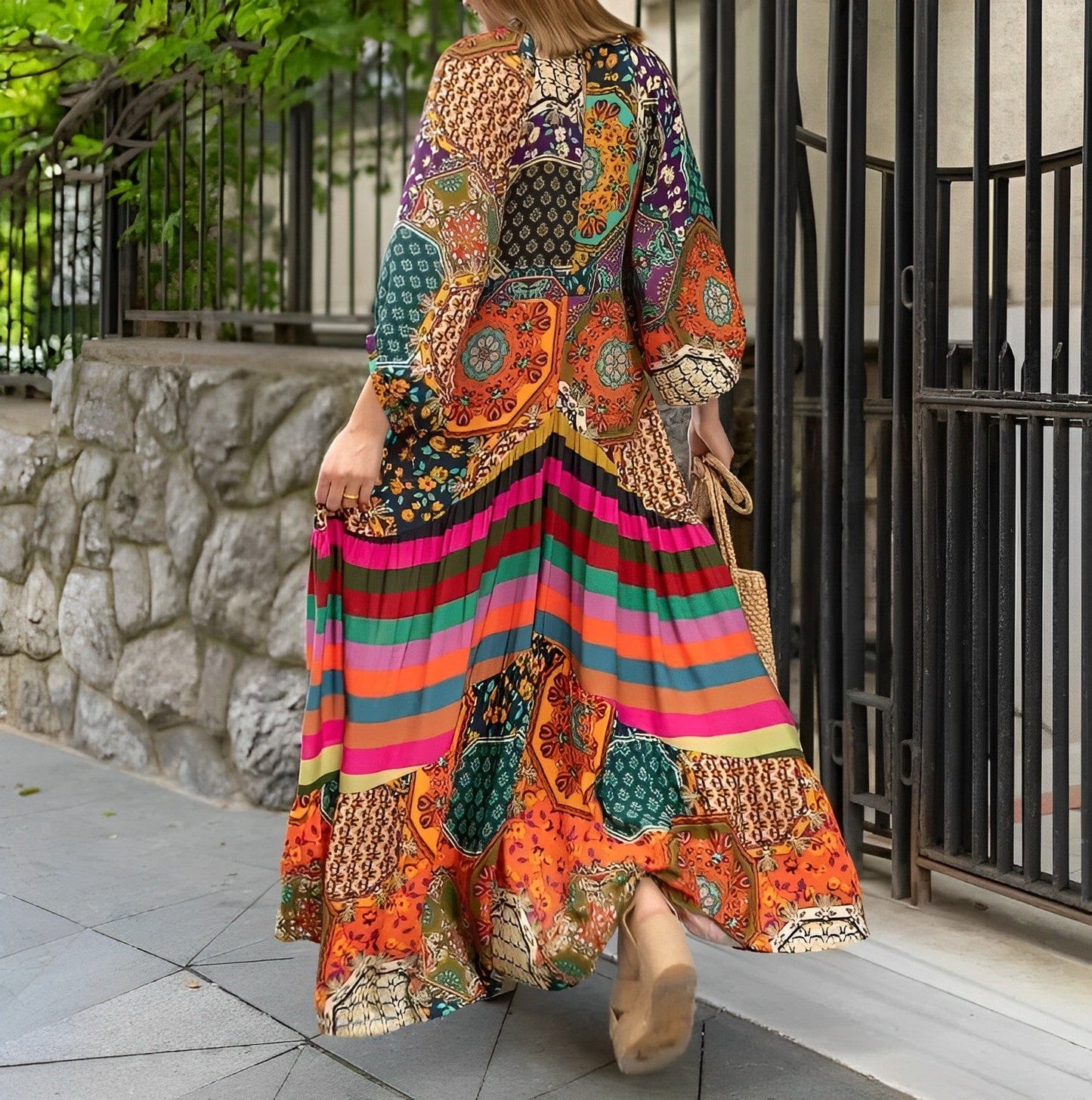 Claudia - Stijlvolle Bohemian Jurk