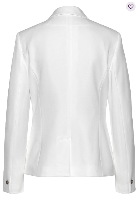 Dames Blazer – Getailleerde Pasvorm – Enkelvoudige Sluiting – Notch Revers – Hiplengte