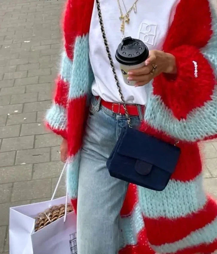 Sue | Oversized Pluizig Vest