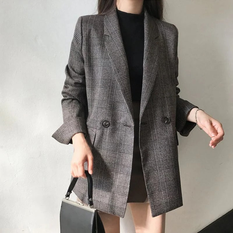 Serilde | Klassieke Ruiten Blazer