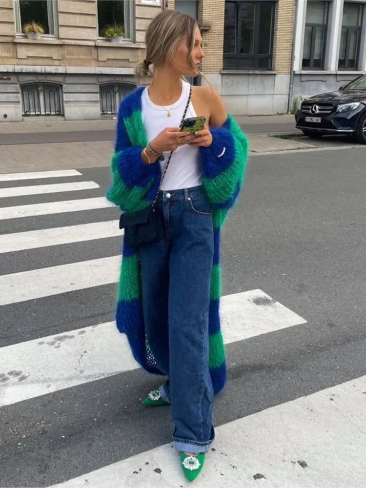 Sue | Oversized Pluizig Vest