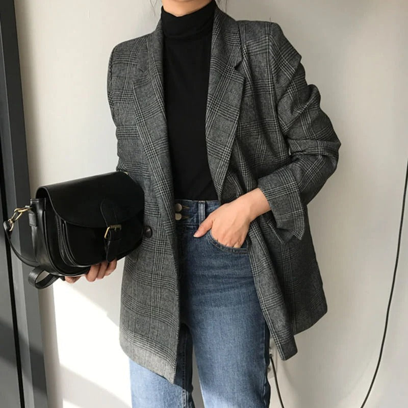 Serilde | Klassieke Ruiten Blazer