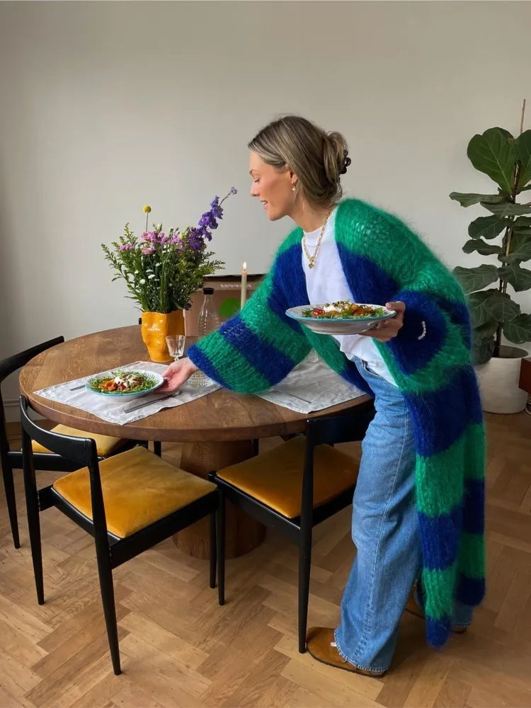 Sue | Oversized Pluizig Vest