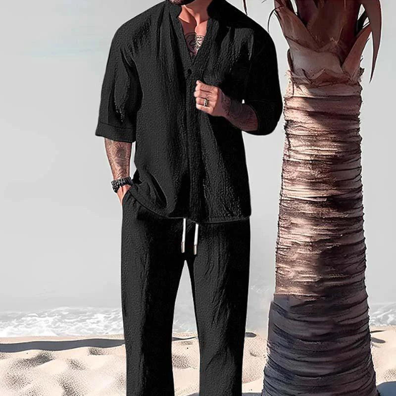 Isandro | Luchtig Tweedelig Outfit