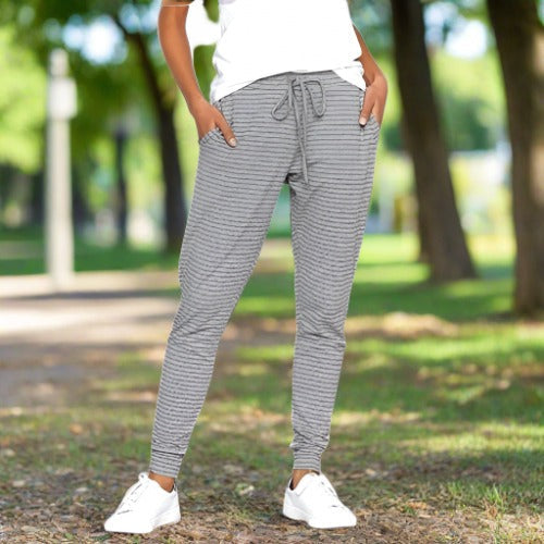 Jorinde | Gestreepte Joggingbroek Dames Comfort