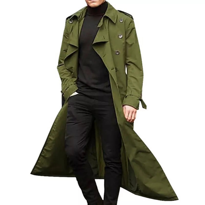 Austin | Moderne Lange Klassieke Trenchcoat