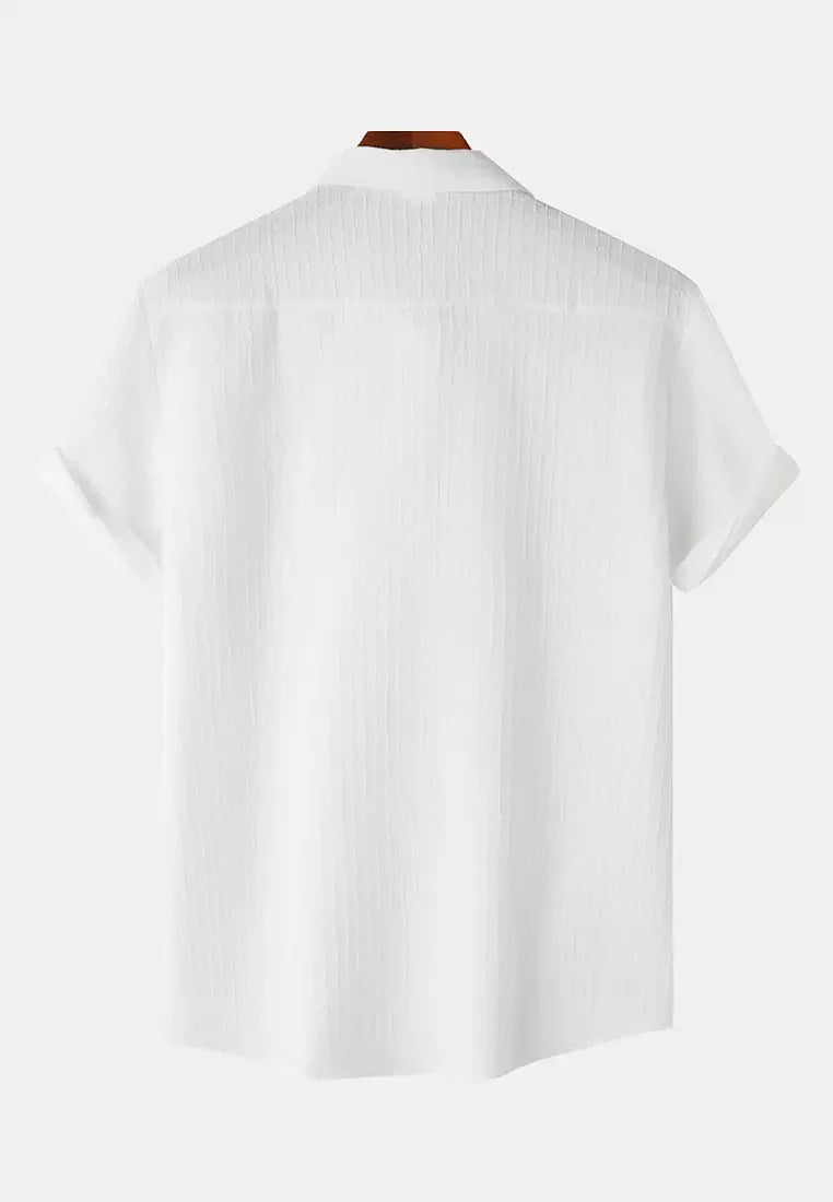 Cerion | Ademend Gestreept Polo Shirt