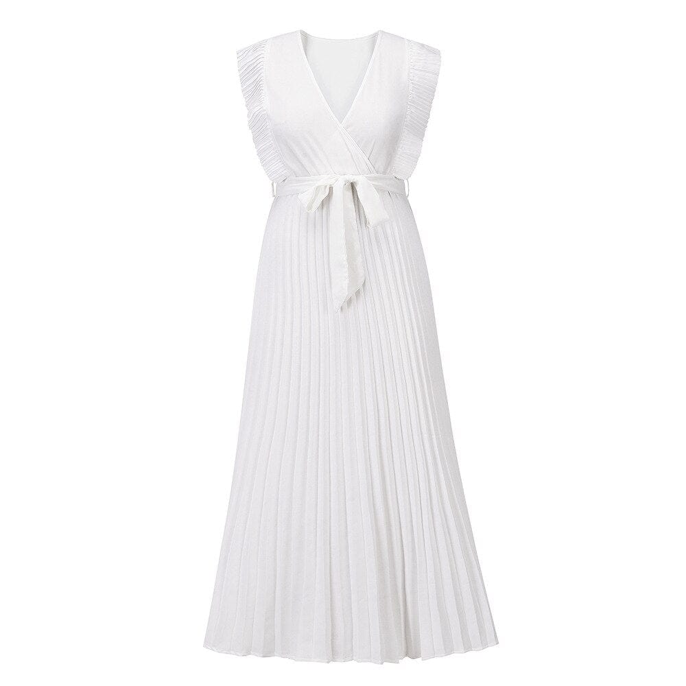 Romy - Elegante Geplooide Jurk