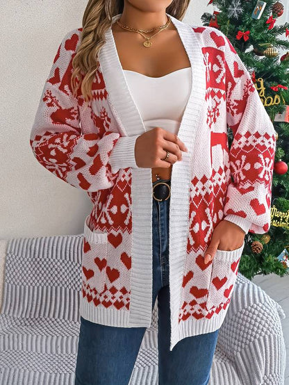 Chelsea | Kerstpatroon Gebreid Vest
