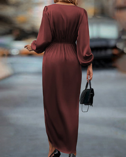 Anisa | Elegante Midi Wikkeljurk