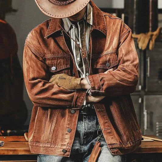 Gared  | Retro Herenjas Westernstijl
