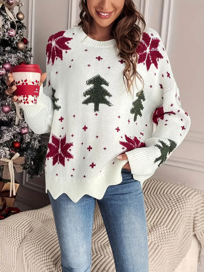 Trina | Gezellige Kerst Boom Trui