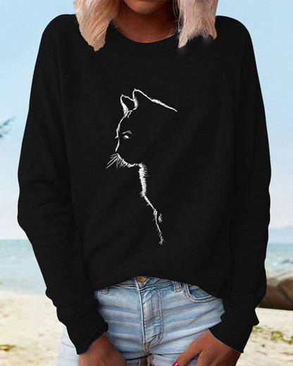 Annissa | Trui Met Kattenprint