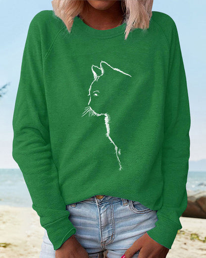 Annissa | Trui Met Kattenprint