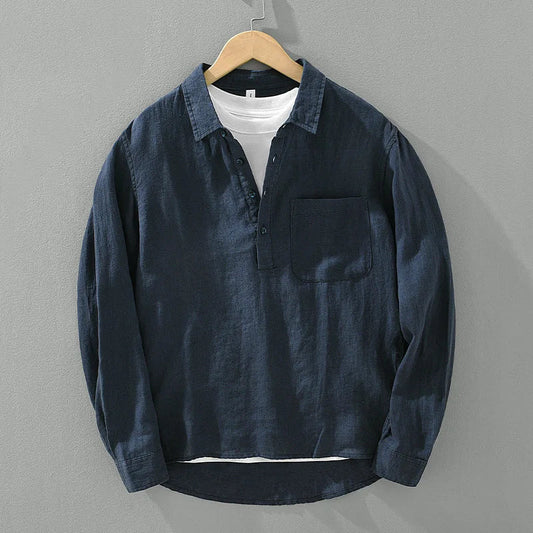 Garion | Trendy Losse Pullover Overhemd